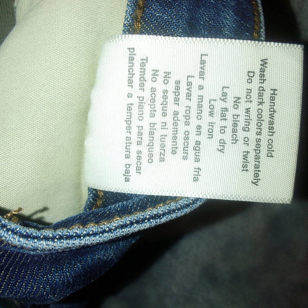 Distressed Dark Blue‎ Judy Blue High Rise Skinny Fit Jeans Size 15/32 - Picture 2 of 16